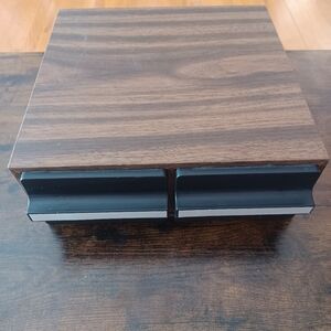 Vintage 80s Cassette Storage Cabinet Retro 2 Drawer Media Case Holder Holds 24